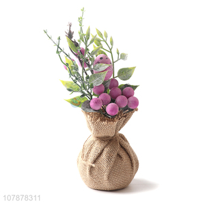 China manufacturer colorful foam egg Easter bonsai for decor