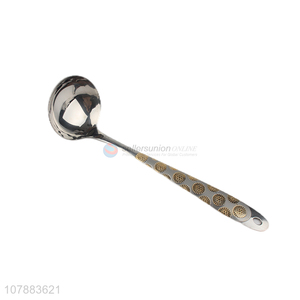 Low price daily use stainless steel soup ladle for household