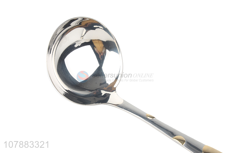 China promotional stainless steel soup ladle for household