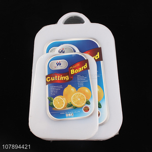 Wholesale Plastic Cutting Board White Chopping Board