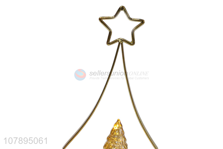 High quality metal art led Christmas table lamp modern desk lamp wholesale