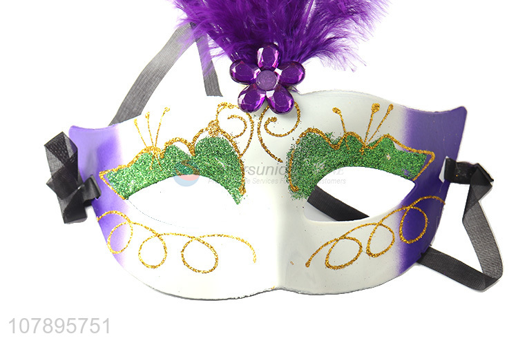 China wholesale women half face party mask masquerade mask