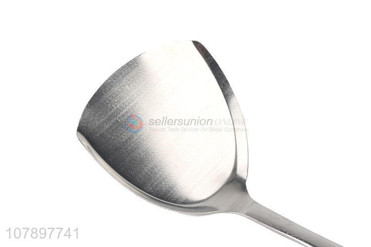 Yiwu wholesale silver stainless steel universal fried shovel