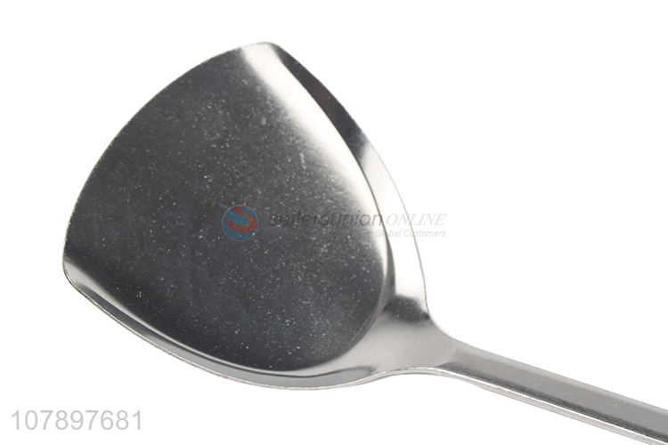 Hot sale silver household kitchenware stainless steel fired shovel