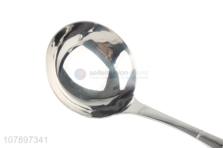 Factory direct sale silver stainless steel spoon with long handle