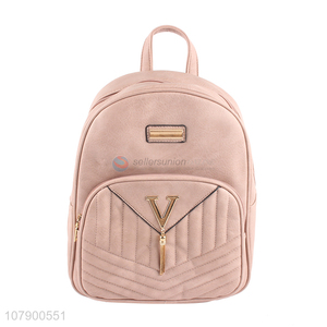 Wholesale Custom Logo PU Leather Backpack Fashion Shoulders Bag