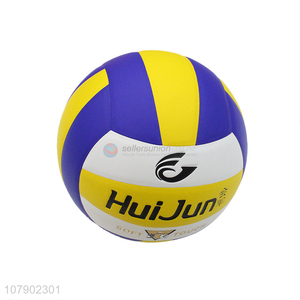 Onine wholesale excellent quality microfiber pu leather volleyball for excecise