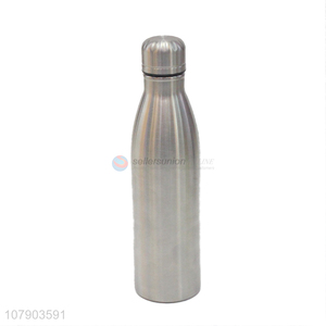 Best price silver stainless steel double wall vacuum cup water bottle