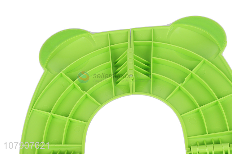 Wholesale foldable non-slip cartoon children plastic potty training toilet seat