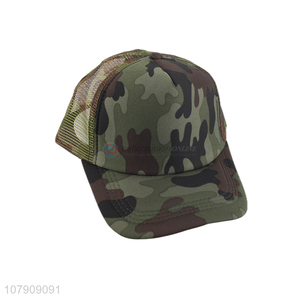 Popular products outdoor camouflage baseball hats with mesh