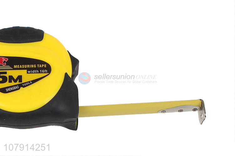 Good quality yellow portable telescopic tape measure tool tape