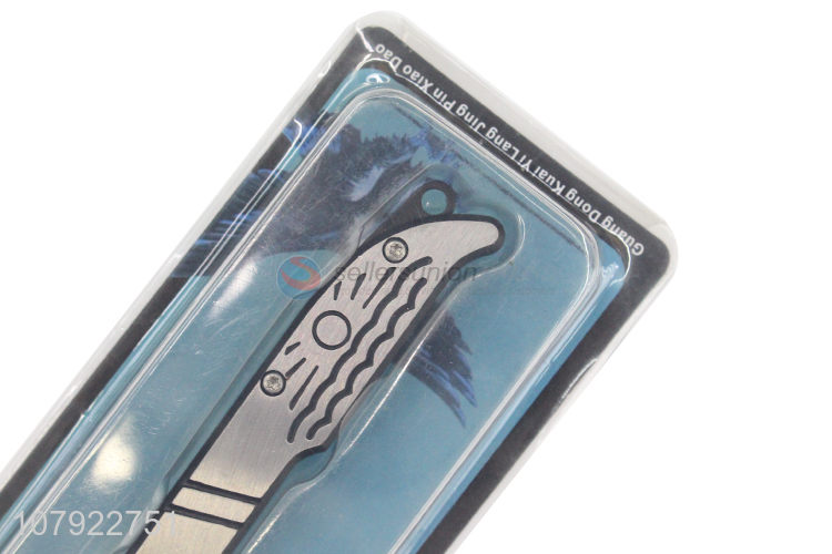 New arrival stainless steel portable travel folding fruit knife