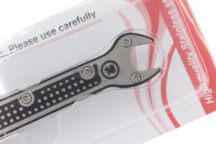High quality silver multifunctional combination tool folding knife