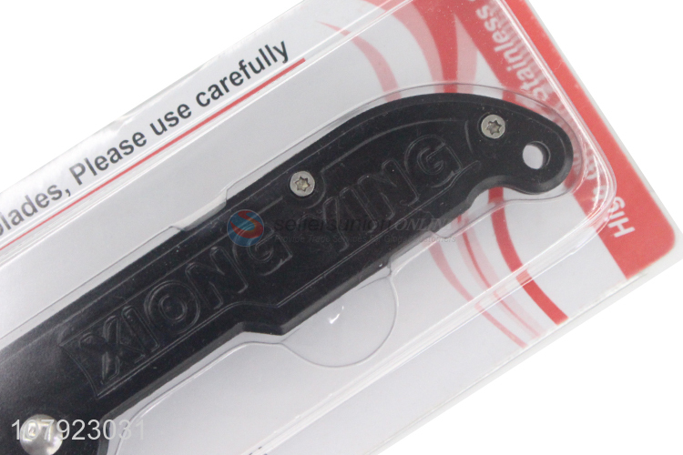 Factory direct sale black stainless steel knife multi-purpose folding knife