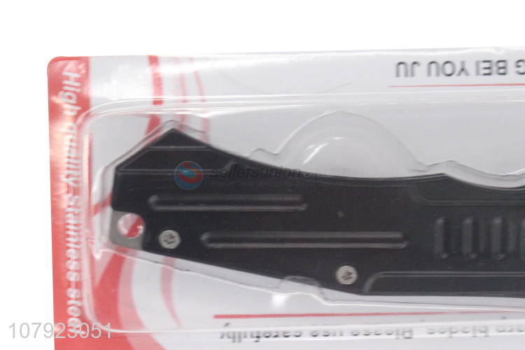 China export black stainless steel multi-function folding knife
