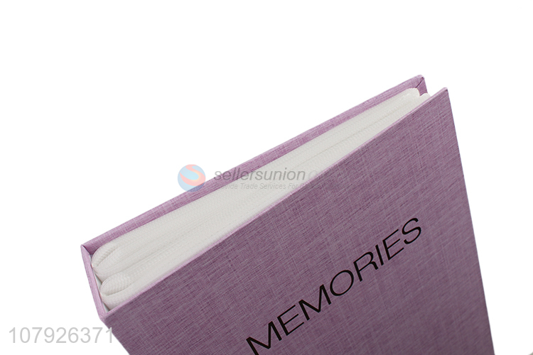 Popular product hard cover 4*6 photo album scrapbook holds 200 photos