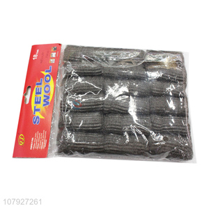 Factory price black medium home clean steel wool set