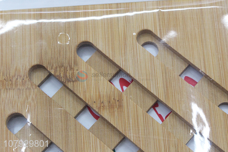 Yiwu wholesale bamboo insulation mat kitchen bowl mat