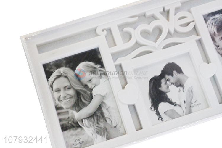 Fashion style modern design family combination photo frame set for sale