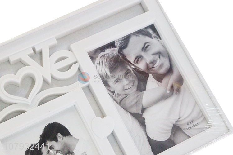 Fashion style modern design family combination photo frame set for sale