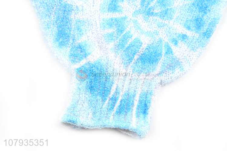 Yiwu wholesale soft daily use shower bath gloves for skin cleaning