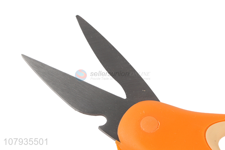 High quality heavy duty stainless steel chicken bones scissors meat bbq scissors