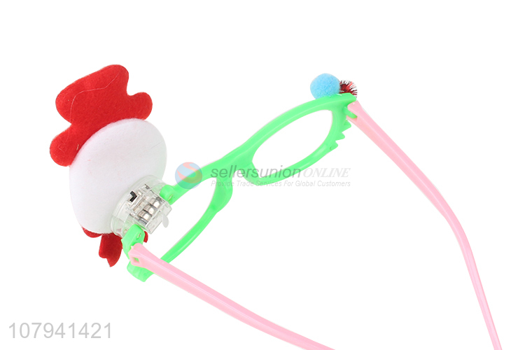 Factory Supplies Snowman Design Plastic Glasses Festival Glasses