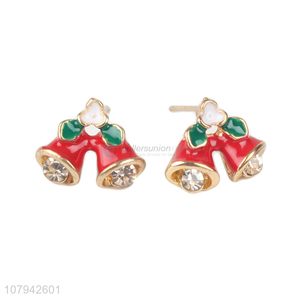 Good Sale Christmas Bell Stud Earring Fashion Ear Stud