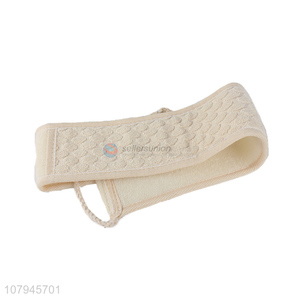 Wholesale skin-friendly jacquard shower back strap bath exfoliating belt