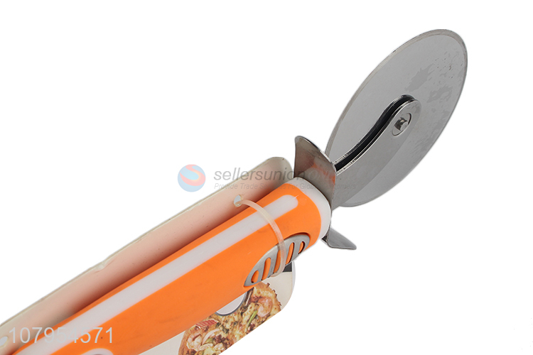 Online wholesale pp handle stainless steel pizza cutter pizza tools