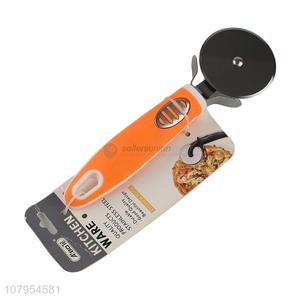 Good quality plastic handle stainless steel pizza cutter pizza wheel