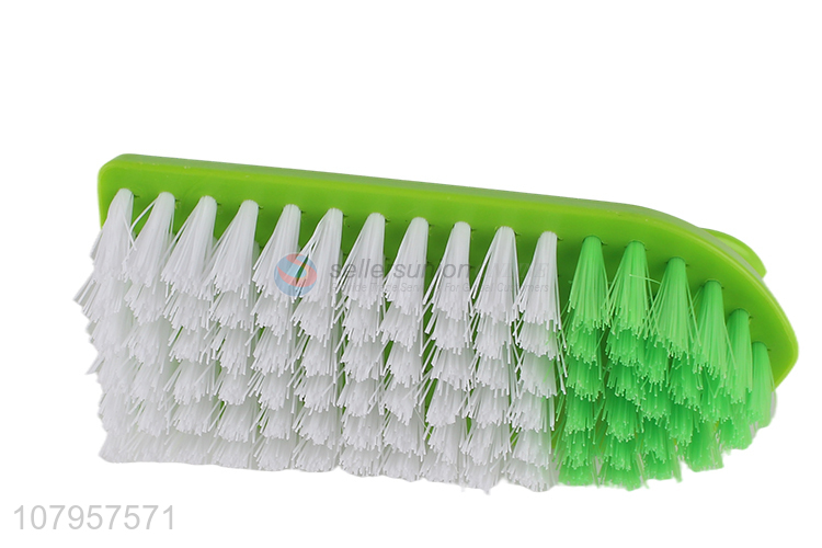 Lastest arrival green plastic laundry brush cleaning scrubbing brush