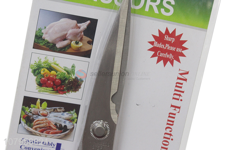 Hot selling multifunction kitchen scissors household stainless steel scissors