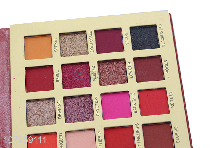 Hot sale glitter metallic matte 32 colors eyeshadow palette case