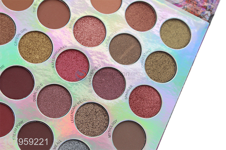 Factory price 35 colors eyeshadow palette earth tone eye makeup