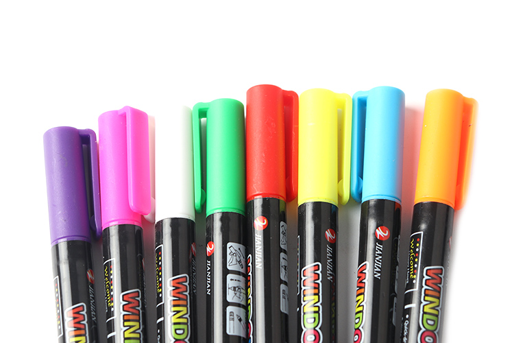 Factory Price Multicolor Creative Marker pen Glass Graffiti Pen