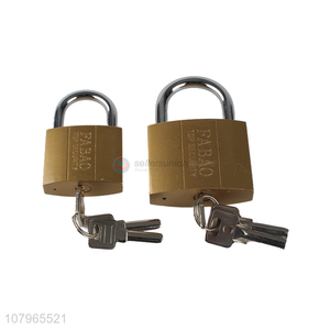 Yiwu wholesale iron imitation copper combination padlock set