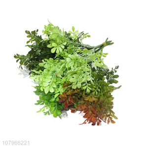 Factory direct sale green milan grass simulation flower arrangement accessories