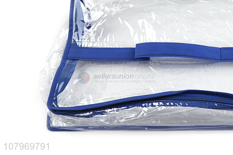 Factory price household transparent pvc storage bag with top quality