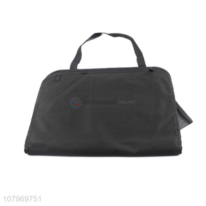 China wholesale black durable portable hanging storage bag for car