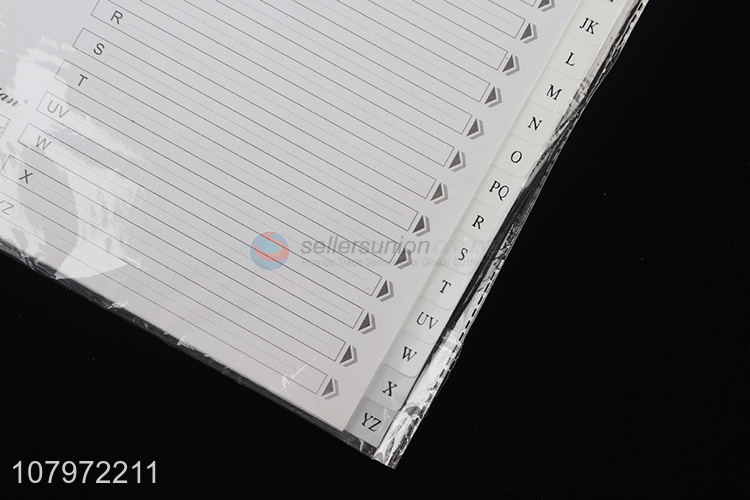 Good sale daily use index divider index cards with top quality