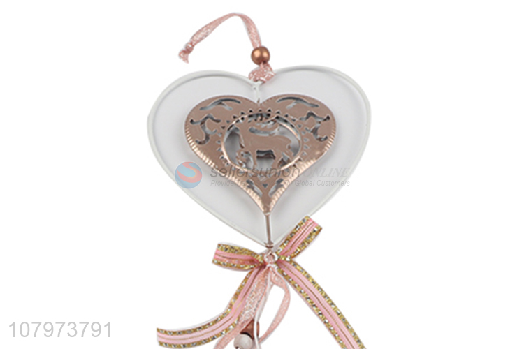 New arrival delicate Christmas tree hanging heart pendant Christmas gift souvenir