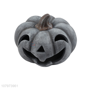 New product creative gray ceramic pumpkin ornament for Halloween