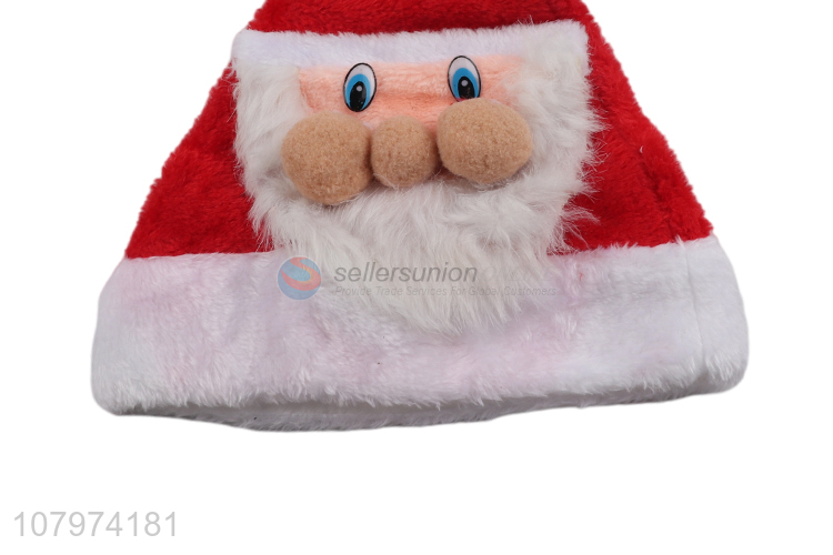 Good sale creative red santa hat christmas party decoration