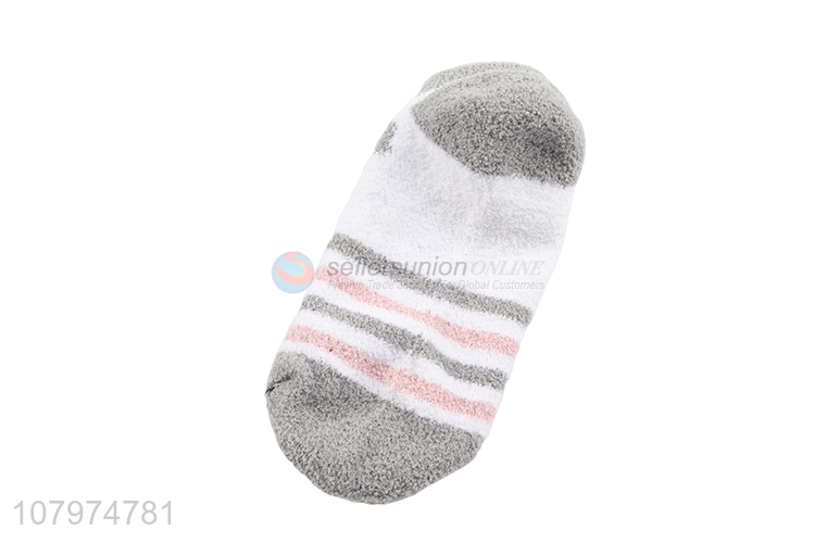 New arrival children winter socks fluffy microfiber socks for kids