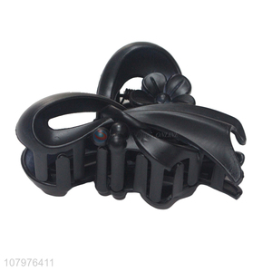 Yiwu wholesale black plastic thick hair decoration hair claw clips