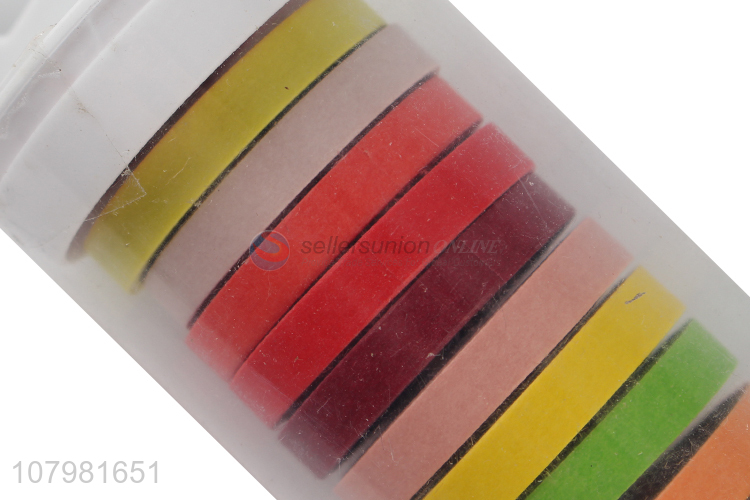 Hot selling colourful decoration packaging gifts washi tape