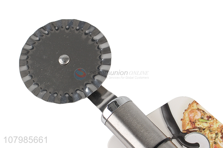 New arrival food grade non-stick stainless steel pizza cutter wheel