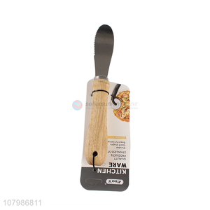 Top quality kitchen tools butter knife with wooden handle