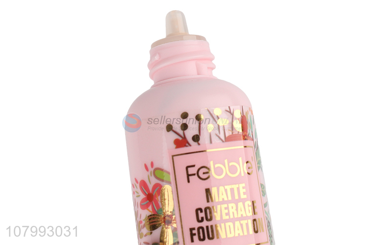 Online wholesale durable portable matte liquid foundation for makeup